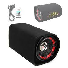 Loa crown 6 đế tròn tích hợp sẵn bluetooth, nguồn 12V, 220V, âm thanh trầm.