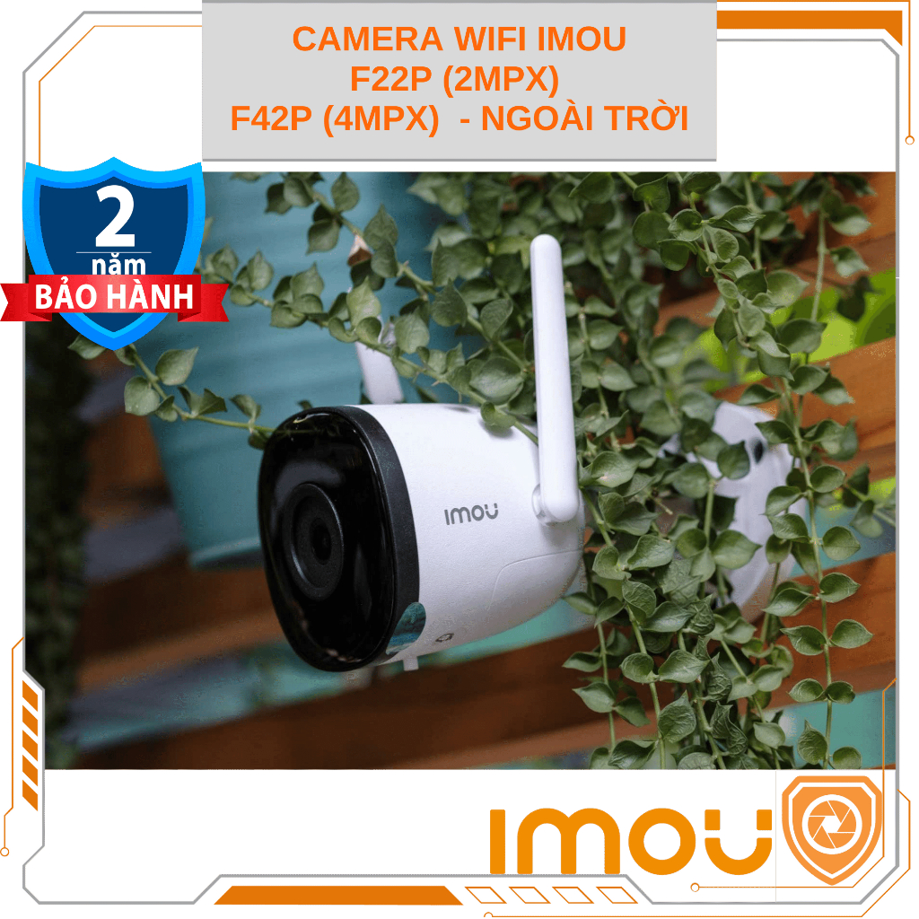 Camera wifi - mini - Imou IP ngoài trời xem qua điện thoại laptop F22P F42P