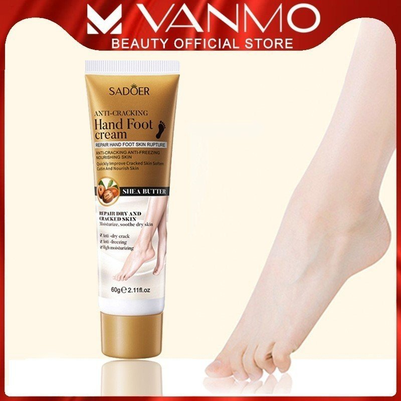 Kem Dưỡng Da Chân Sadoer Chống Nứt Nẻ, Khô Ráp , Dưỡng Ẩm Căng Mịn Làn Da 60g