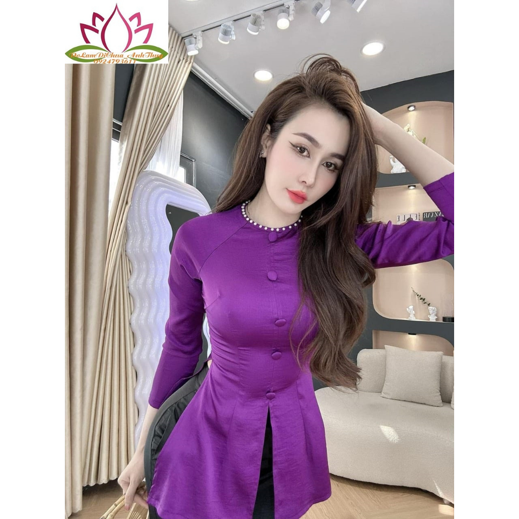 Sét bà ba đi chùa siêu hot màu mới nhất , đồ bà ba đi chùa lụa thiết kế , đồ lam đi chùa siêu tôn dáng anh_fashon