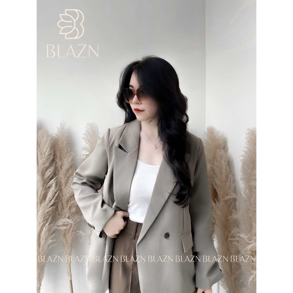Áo khoác Blazer Nữ 2 Lớp Dày dặn BLAZN