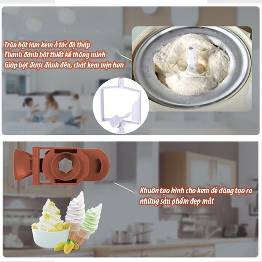 Máy Làm Kem Tươi, Máy Làm Kem Ốc Quế Tại Nhà
