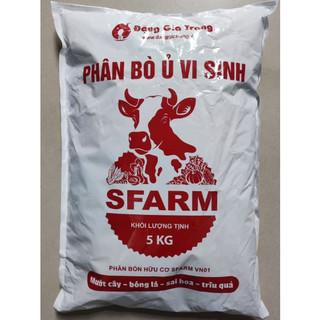 Phân bò ủ Vi sinh Sfarm túi 5kg