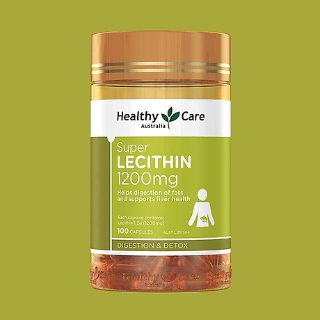 Mầm đậu nành điều hòa nội tiết Healthy Care Super Lecithin 1200mg 100 Viên