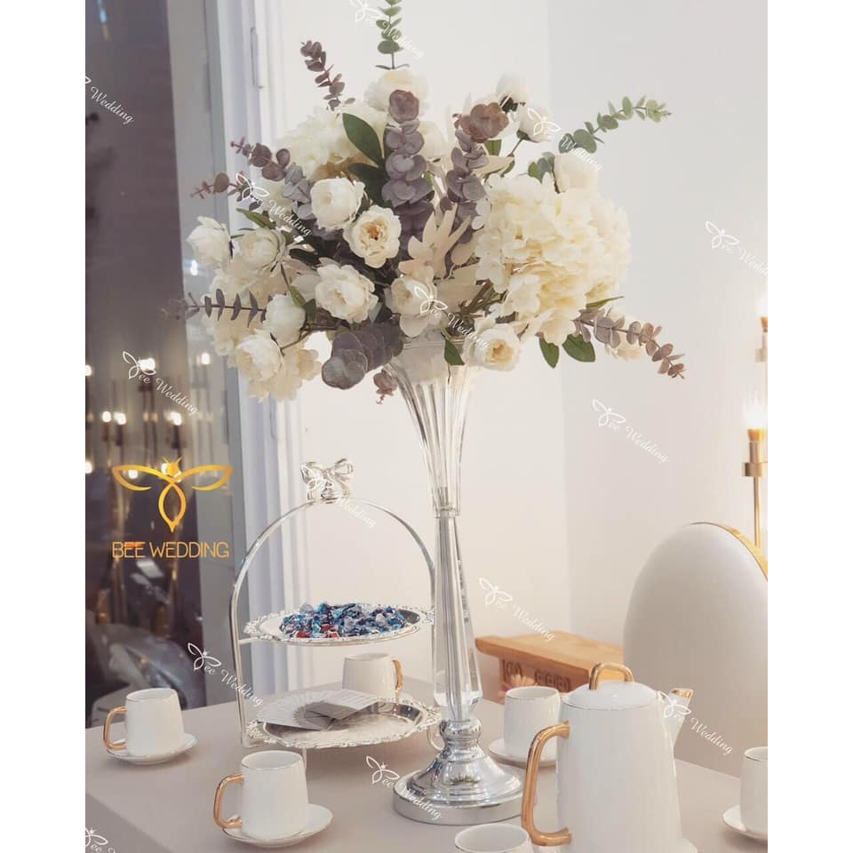 Trụ Hoa Pha Lê Trong Suốt - CN162