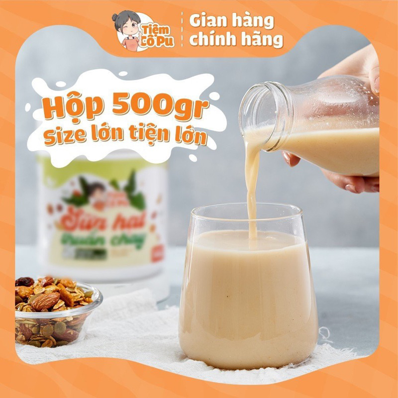 Sữa hạt thuần chay 36 loại hạt, quả và rau củ HỘP 500G