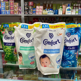 Nước Xả Vải Comfort Cho Da Nhạy Cảm Túi 1,8 lít