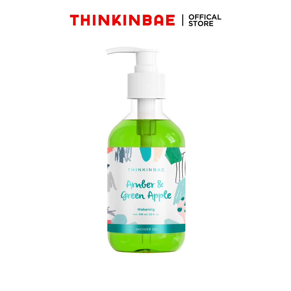 Sữa Tắm Dưỡng Ẩm THINKINBAE hương Hổ phách và Táo xanh 300ml