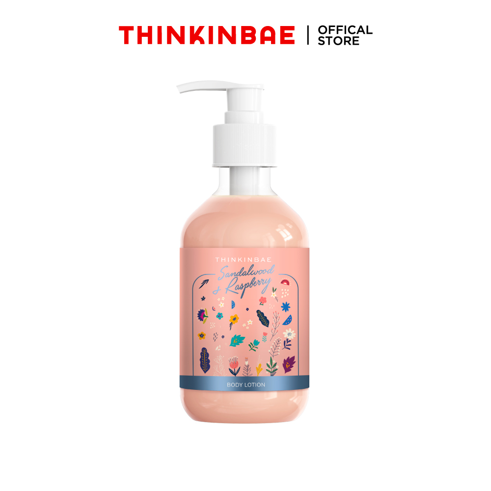 Sữa Dưỡng Thể Cấp Ẩm Thinkinbae hương Gỗ Đàn Hương và Quả Mâm Xôi 300ml