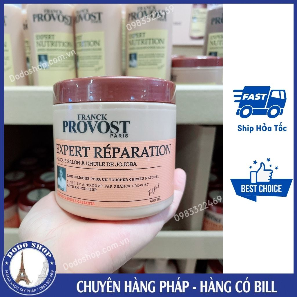 Kem ủ tóc Provost Expert Nutrition giúp phục hồi tóc hư tổn, chẻ ngọn và dưỡng tóc suôn mượt
