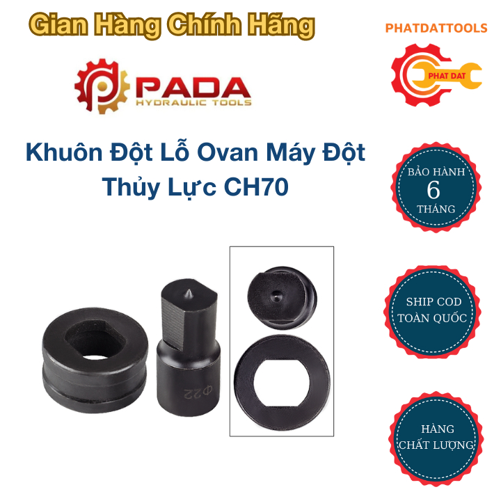 Khuôn Đột Lỗ Ovan Cho Máy Đột Thủy Lực CH70