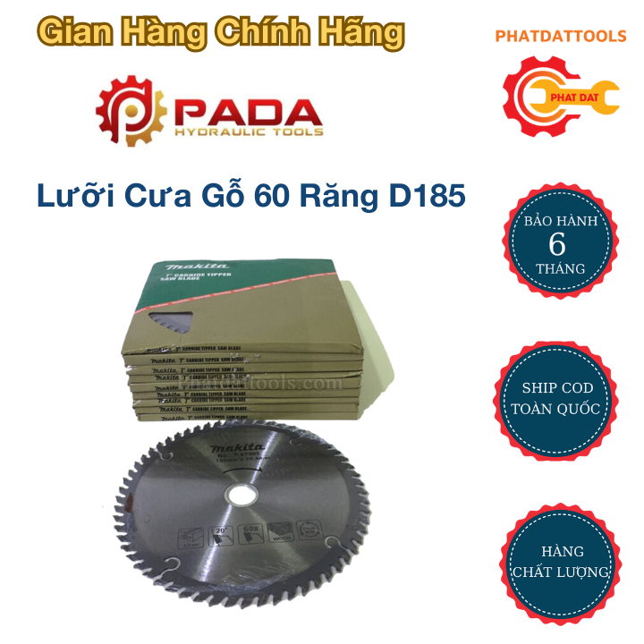 Lưỡi cưa gỗ 60 răng D185
