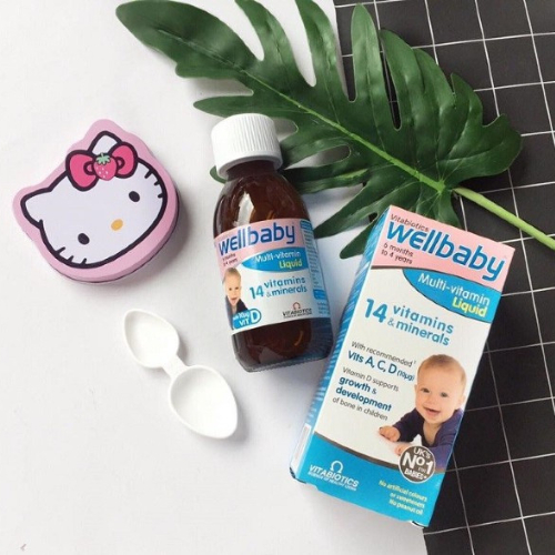 Vitamin tổng hợp wellbaby orihiro cho bé giúp hỗ trợ tăng cường đề kháng và khả năng miễn dịch cho bé 150ml