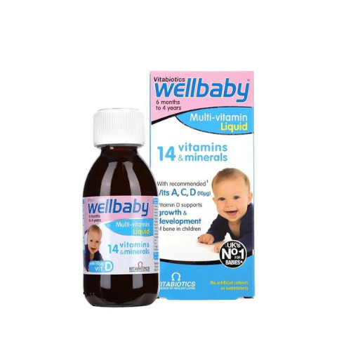 Vitamin tổng hợp wellbaby orihiro cho bé giúp hỗ trợ tăng cường đề kháng và khả năng miễn dịch cho bé 150ml