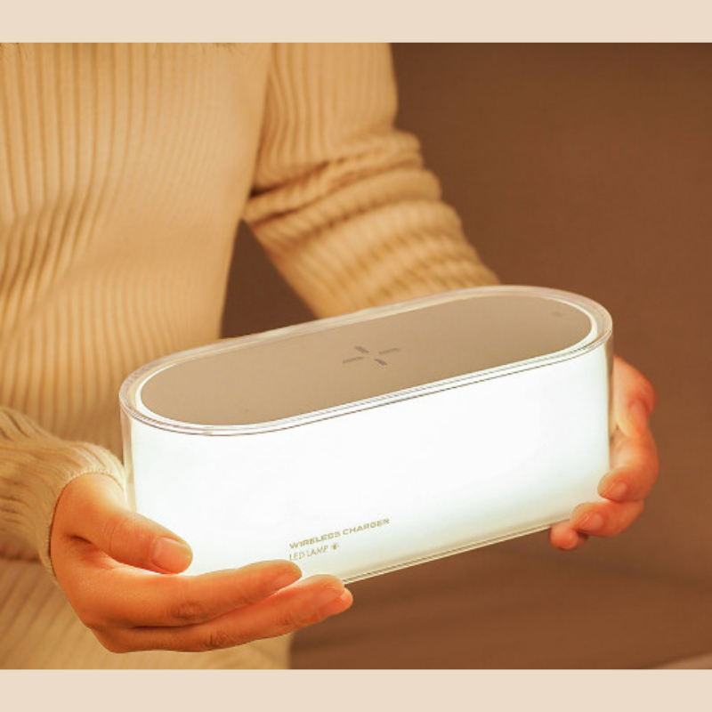 Đèn Ngủ Kiêm Sạc Không Dây M01 Xiaomi - Dung lượng pin 400mAh - 6 chế độ đèn - Sạc nhanh không dây - Bảo hành 12 tháng