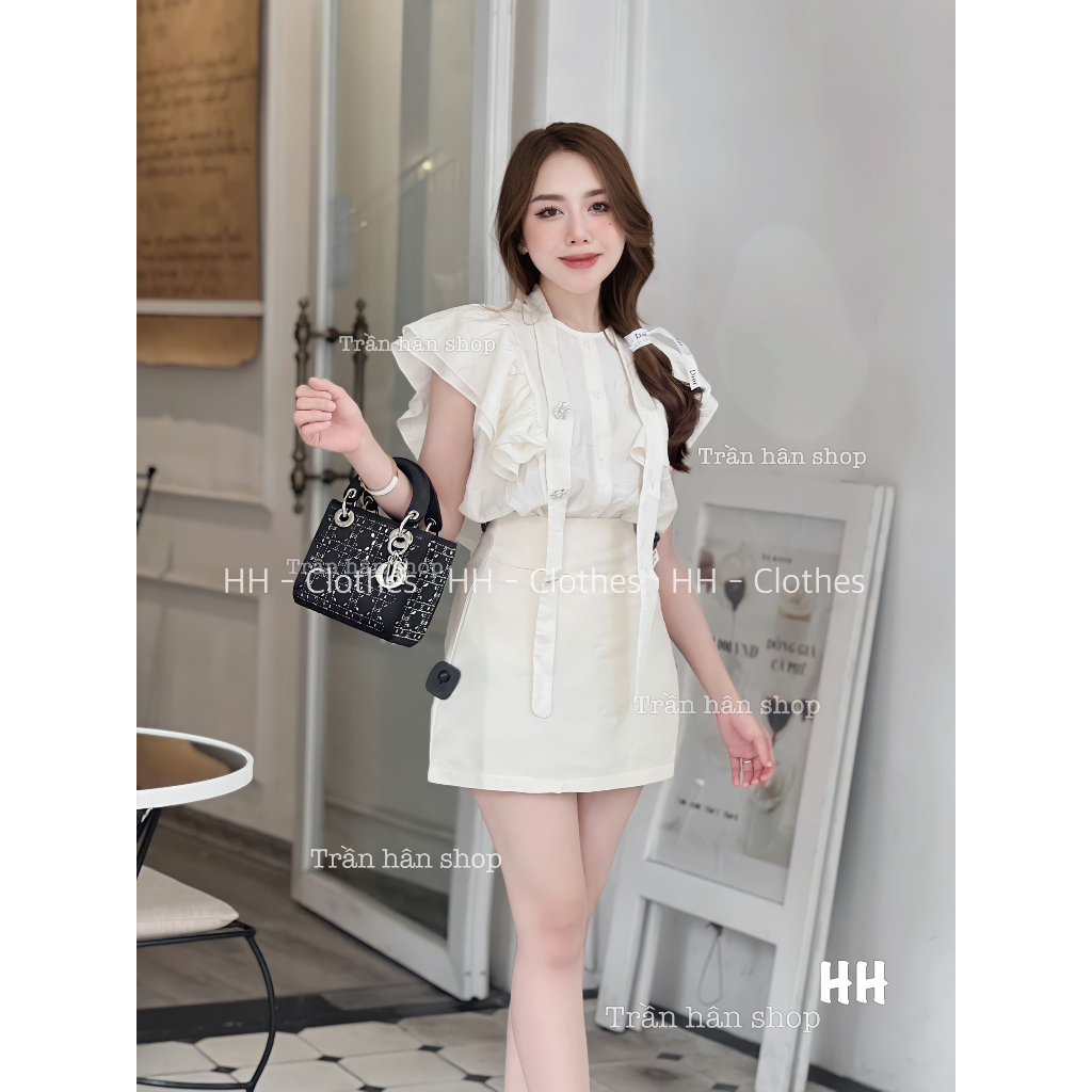 set váy dây đính đá xịn sò siêu sang chảnh HOTTRENDY 2023