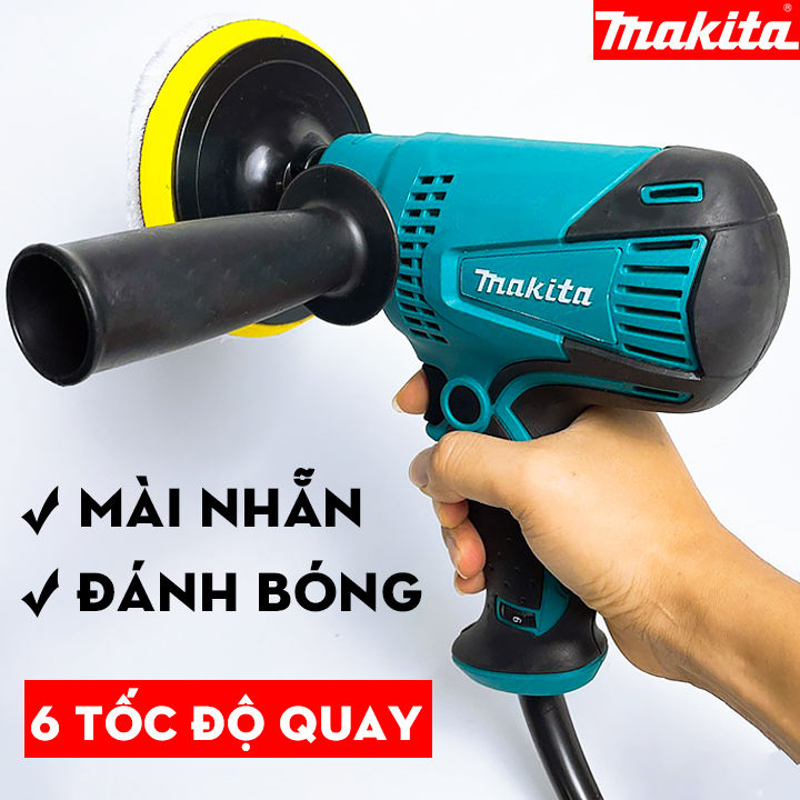 Máy đánh bóng xe máy, xe ô tô MKT GV6010 - Máy chà nhám xe - Bảo hành 12 tháng