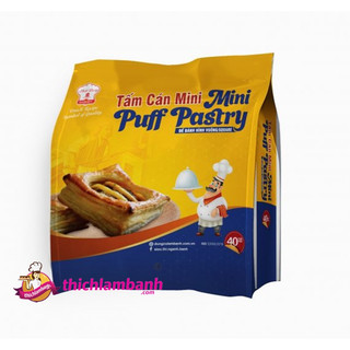 Tấm cán mini puff pastry 40 cái