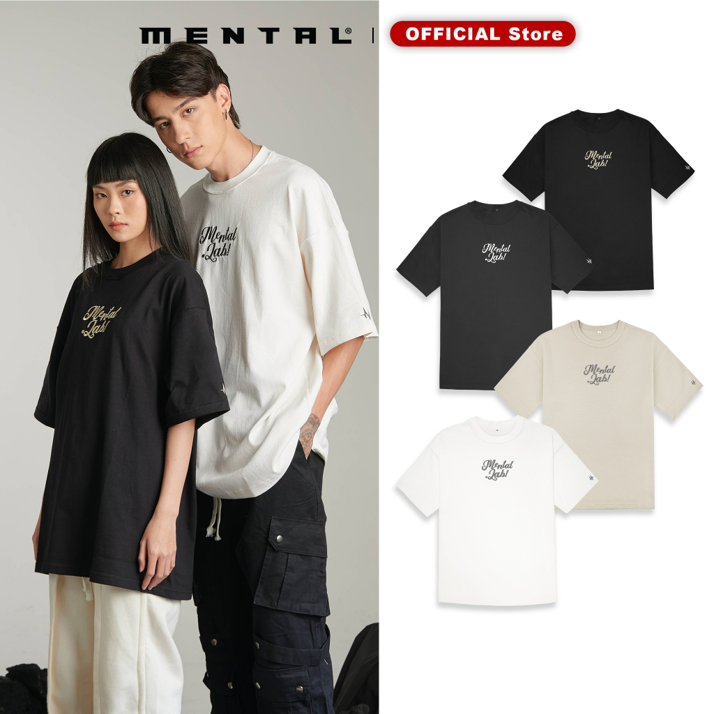 Áo Thun MENTAL® Thêu /Basic/ Oversize Tee