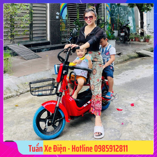 Xe điện new bike - xe điện hot 2023 - tặng ghế em bé