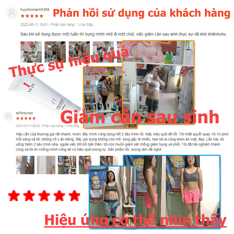 Kem tan mỡ tan mỡ bụng sau sinh gel giảm mỡ bụng săn chắc da ngăn ngừa tích tụ mỡ mới hiệu quả an toàn