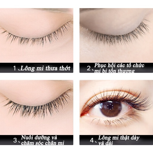 Serum lông mi 10ml lông mày dưỡng lông mi giúp mi dai và không dễ rụng làm cho lông mi dày