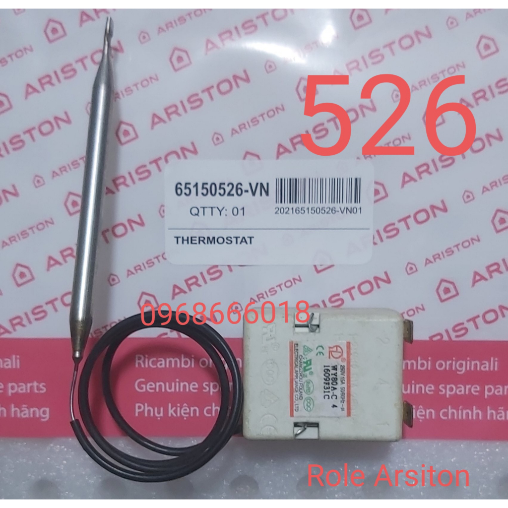 Role  bình nóng lạnh Ariston các dòng role cơ