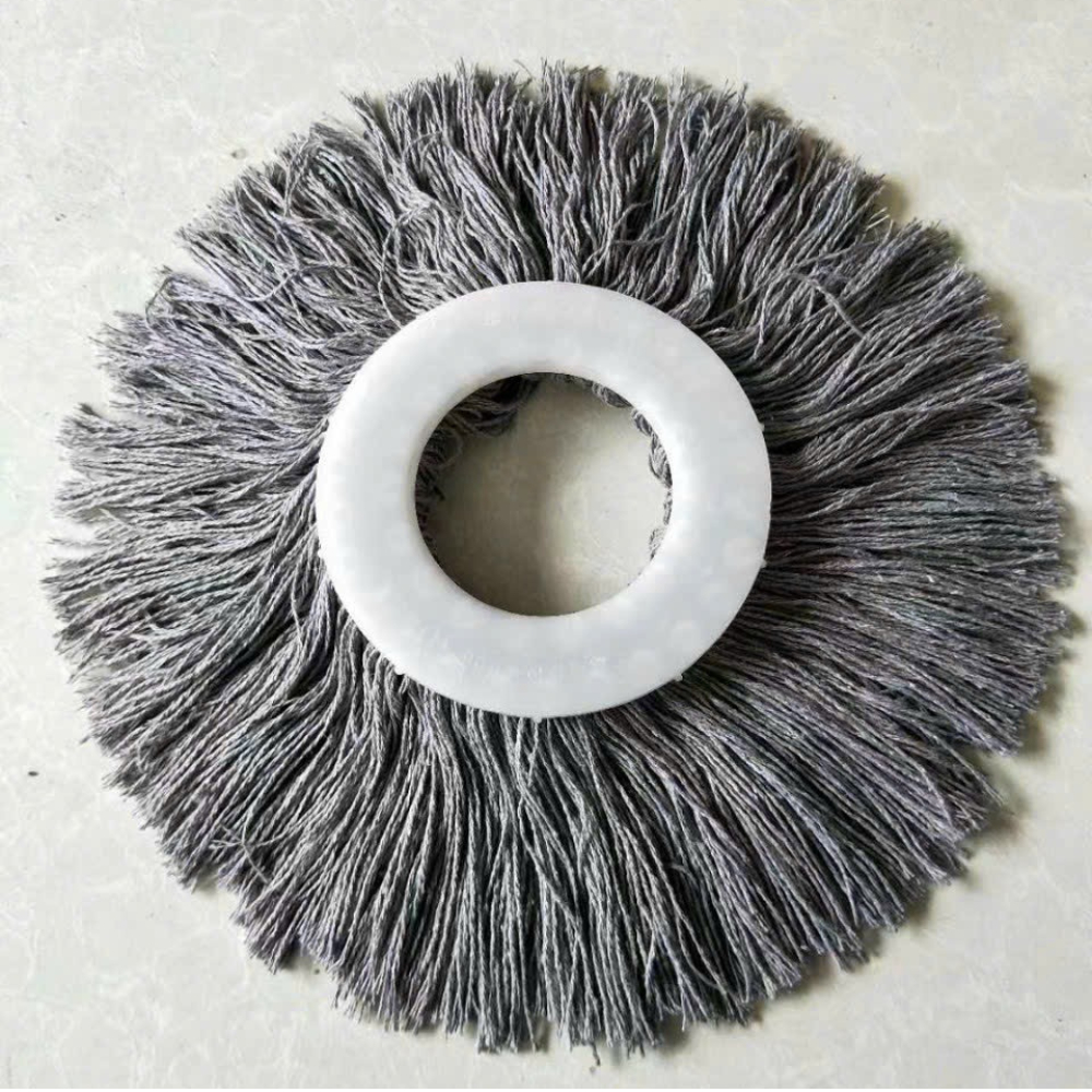 Bông lau nhà tròn xoay 360 độ Bông cotton thay thế siêu thấm hút - Bông tăm