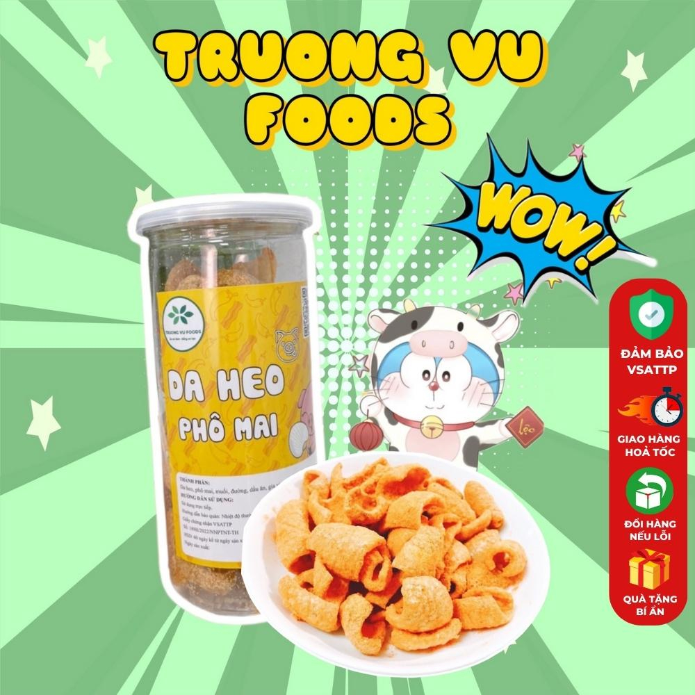 Da Heo Chiên Ròn Lắc Phô Mai Thơm Ngon, Béo Ngậy Hũ Pet 160gr - Trường Vũ Foods