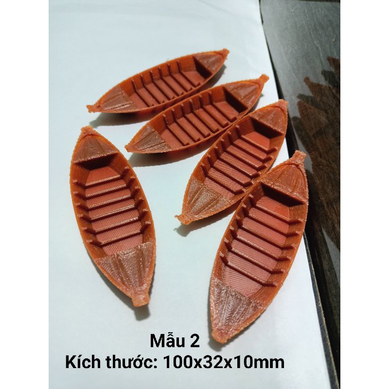Thuyền ba lá trang trí tiểu cảnh
