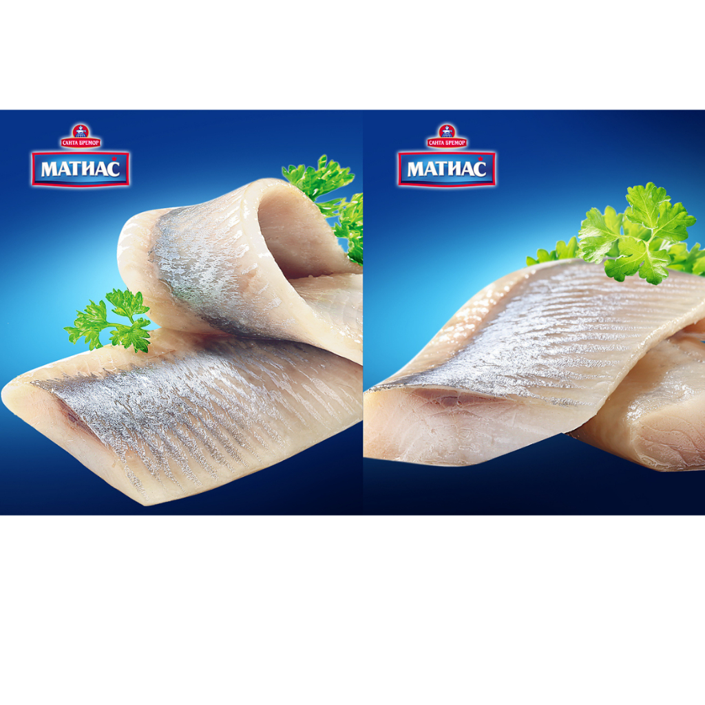 Cá trích Sloska Matias phi lê ngâm dầu vỉ 250g của Nga