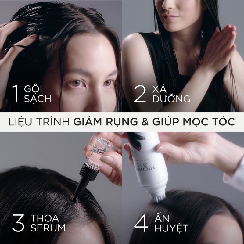 Dầu Xả Michiru Ngăn Gãy Rụng 98% & Làm Dày Tóc Dành Cho Da Dầu Thường Và Khô 180ml