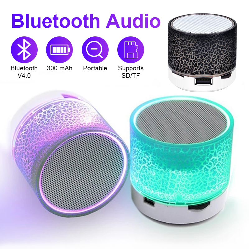 Loa Bluetooth Mini Di Động Không Dây Loa Bluetooth Mini đa năng Có Đèn Led Nháy Theo Nhạc