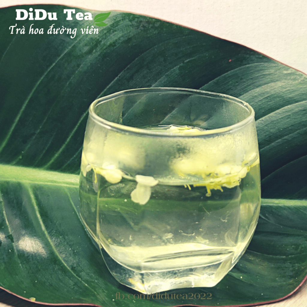 Trà Hoa Nhài  100gr Sấy Lạnh Nguyên Bông Trắng Đẹp Thượng Hạng