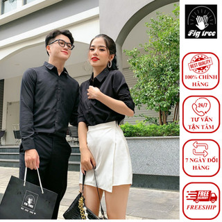 Áo Sơ Mi Cặp Fig Tree Màu Đen Huyền Thoại Xuyên Thời Gian
