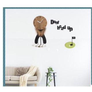 Đồng hồ treo tường, đồng hồ trang trí nhà cửa - Decor mọi không gian - Golf Play wall clock