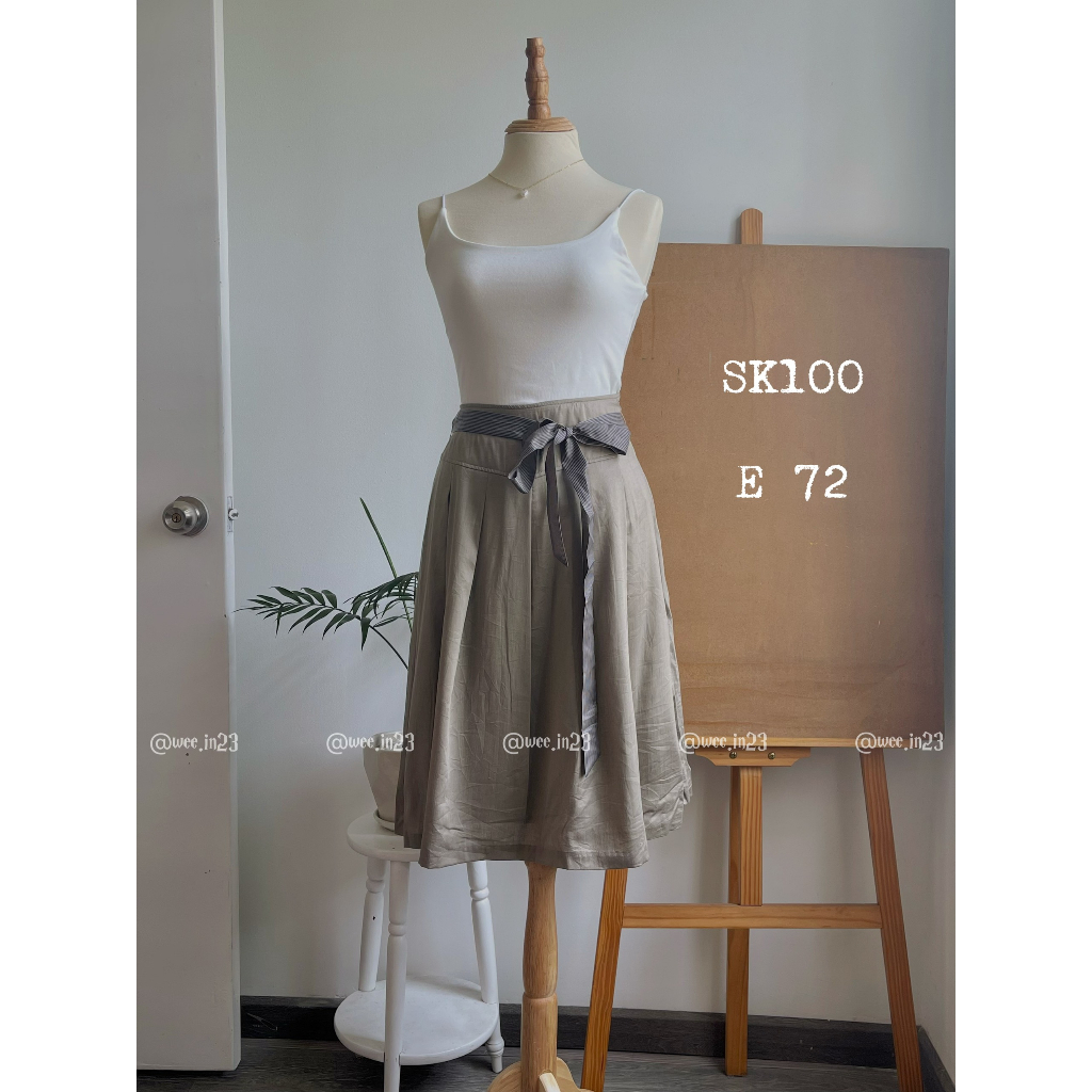 Chân Váy Xô Đũi Si Nhật Vintage - 2HAND - Chân Váy Mùa Hè Thu - Chân váy Si tuyển Độ mới cao - Y2k, Gen Z, Goth