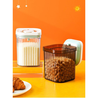 Hộp đựng sữa bột, Hộp đựng thức ăn tiện lợi cho bé (nắp cài ngày tháng ghi nhớ)