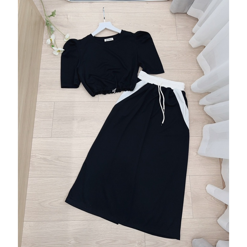 Set áo + chân váy dài