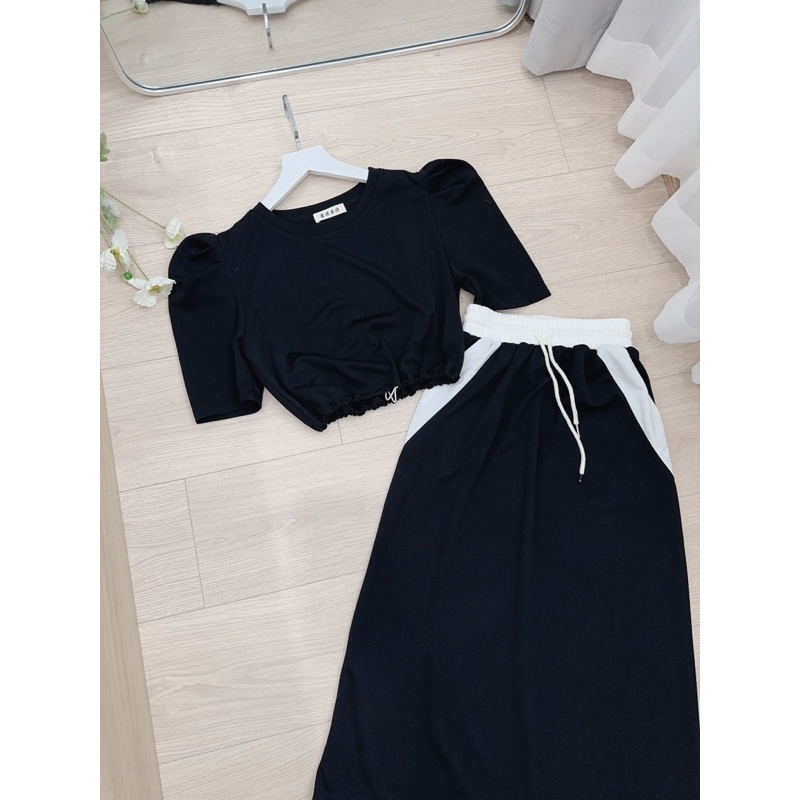 Set áo + chân váy dài