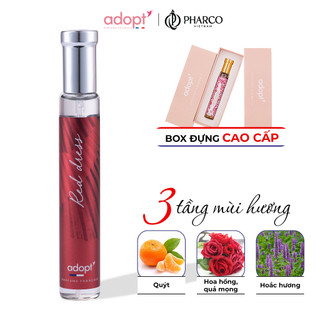 Nước hoa nữ 𝐀𝐝𝐨𝐩𝐭' Red Dress tinh dầu thơm chính hãng Pháp lưu hương lâu ngọt ngào tình khiết quyến rũ