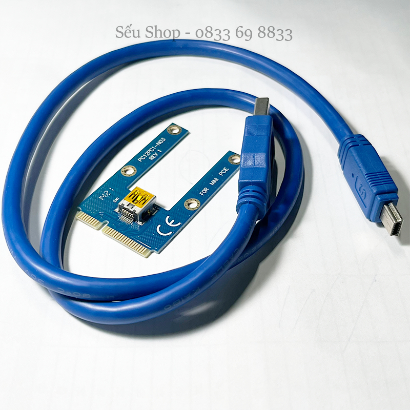 Mạch chuyển mini PCI - E cho laptop - kết nối riser