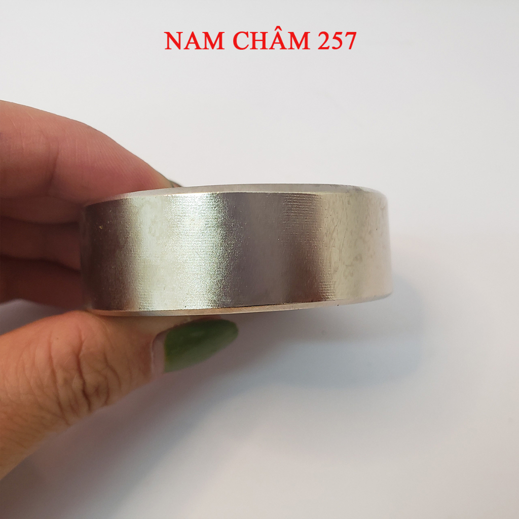 Nam châm tròn siêu mạnh 60x20mm, N35, phi 60mm dày 20mm