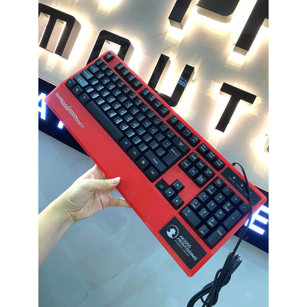 Bàn phím Gaming giả cơ Assassins AK-5000 Chính hãng LED