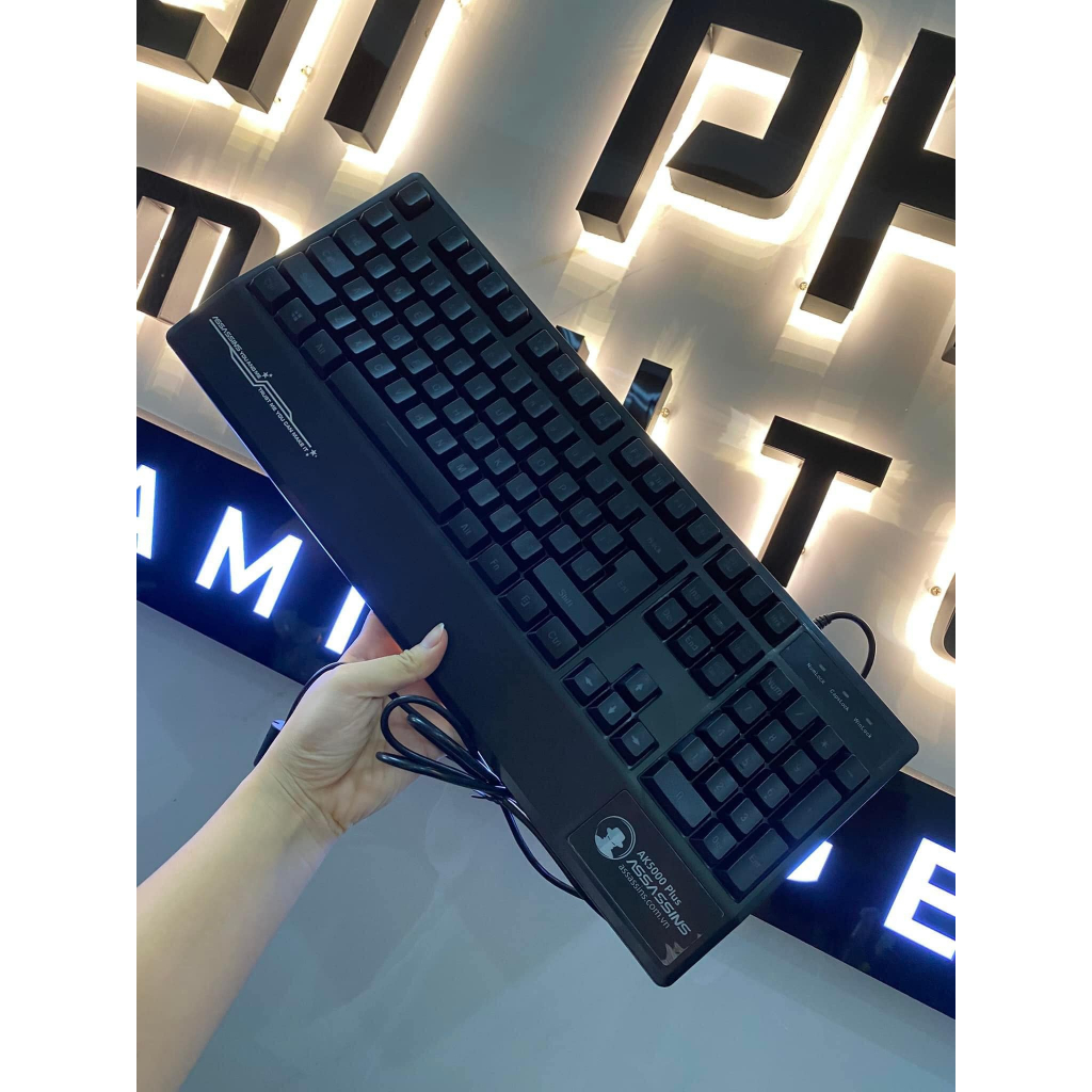 Bàn phím Gaming giả cơ Assassins AK-5000 Chính hãng LED