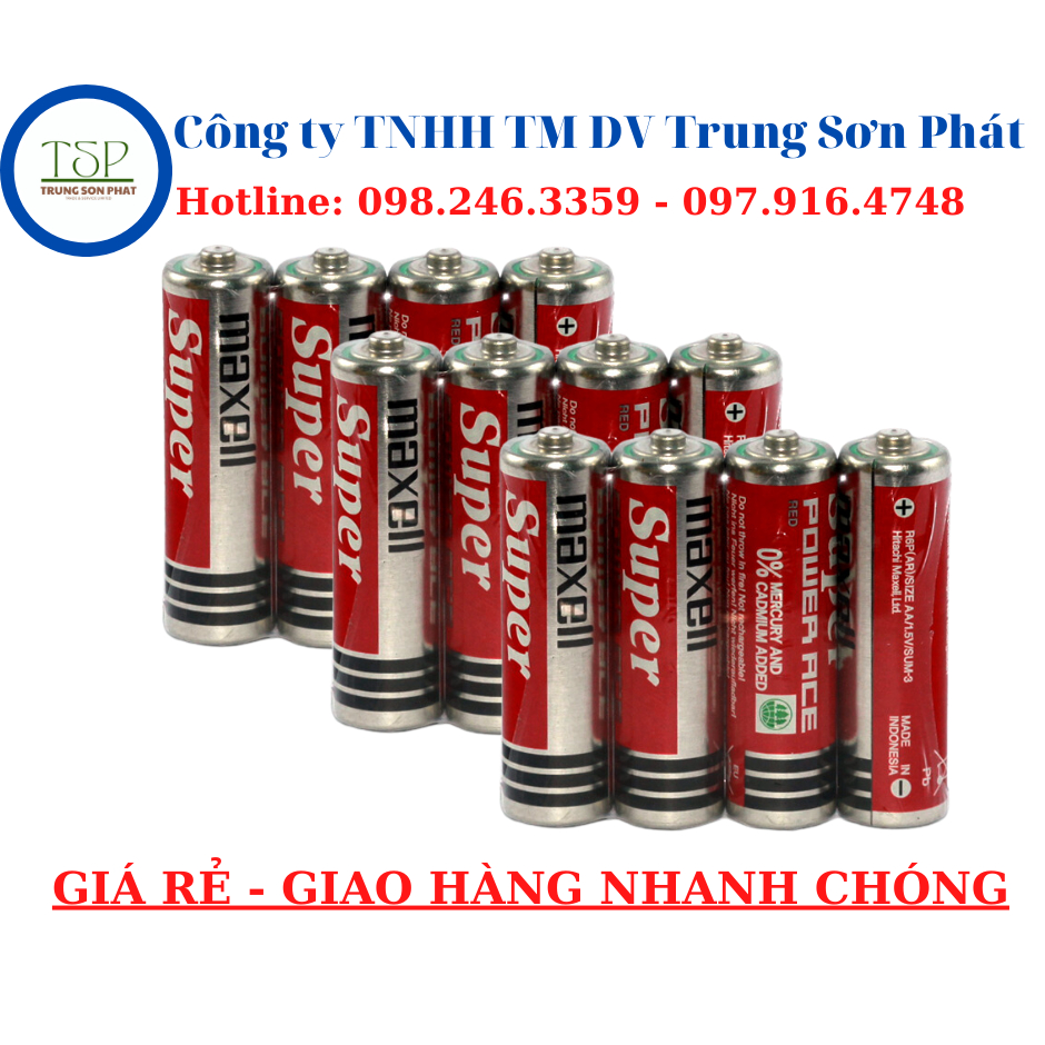 [ Lốc 4 Viên ] Pin Tiểu AA ( 2A ) Maxell 1.5V