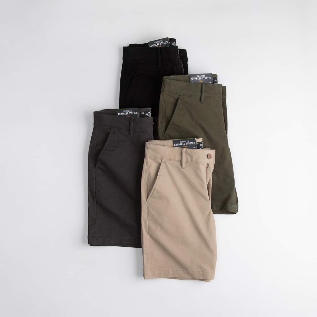 Quần Short KaKi nam Hollister Thời Trang, Cá Tính, Nặng Động, Trẻ Trung