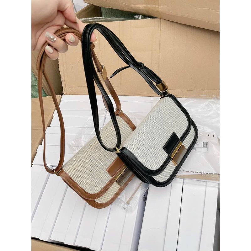 Túi xách Cikey phím đàn viền màu