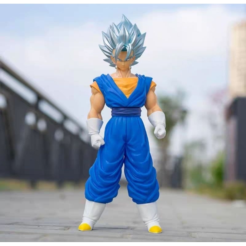 Tô Tượng Songoku Size Lớn Kèm Sét Màu Và Bút, Tô Tượng Thạch Cao Songoku Chất Lượng Hoàn Thiện Đẹp 95%