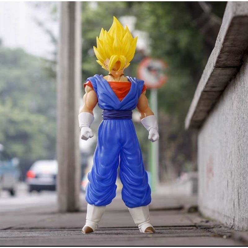 Tô Tượng Songoku Size Lớn Kèm Sét Màu Và Bút, Tô Tượng Thạch Cao Songoku Chất Lượng Hoàn Thiện Đẹp 95%